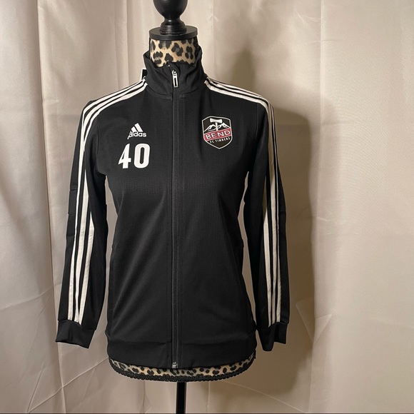 Adidas Boys FC Bend Track Jacket Size M NWT - Picture 2 of 5